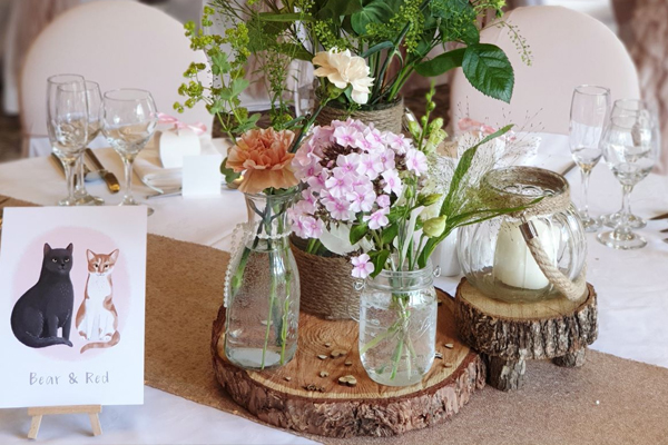 Rustic Centrepieces