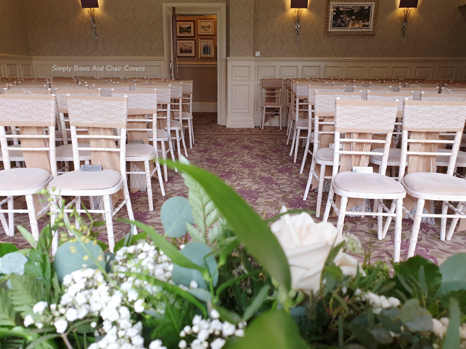 chiavari chairs hessian lace chair decor cumbria